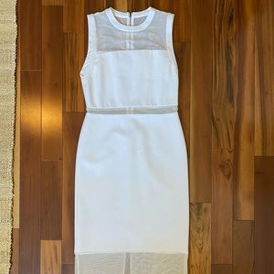 Alice + Olivia Sheer Insert Mesh Karman Dress 6